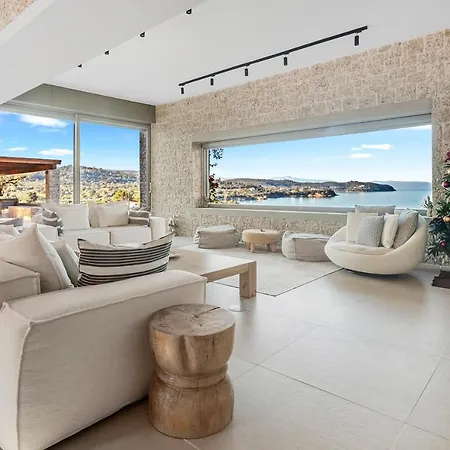 Olea - Luxury With Swimming Pool, Tennis Court & Volley Koilas