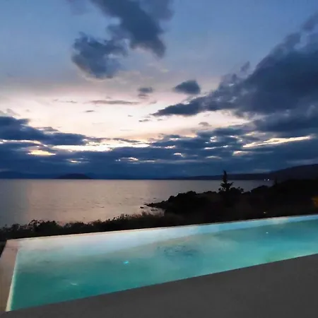 Olea - Luxury With Swimming Pool, Tennis Court & Volley Villa Koilas