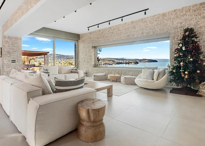 Olea - Luxury With Swimming Pool, Tennis Court & Volley Koilás