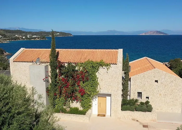 Olea - Luxury With Swimming Pool, Tennis Court & Volley Villa Koilás