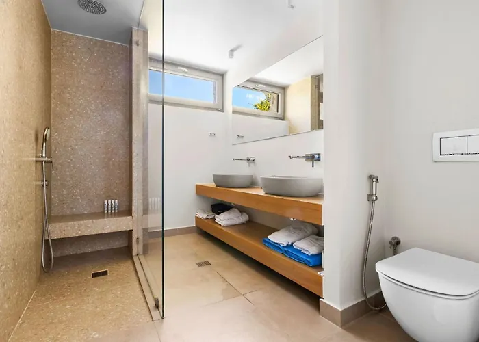 Olea - Luxury With Swimming Pool, Tennis Court & Volley Villa Koilás